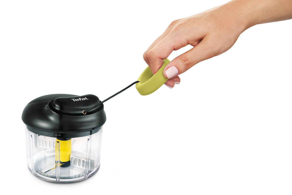 Tefal 5-Sekunden Zerkleinerer, Maxi-Kit Mit 4 Klingen (Negro/Verde, Manuell, 900ml) K13210