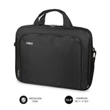 Maletín Subblim Oxford Black Para Portátiles Hasta 11'-12.5'/ 27.9-31.7 Cm Interior Acolchado Bolsillo Exterior Correa De Hombro