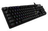Teclado Inglés Logitech G G512 Carbon Lightsync Rgb Mechanical Gaming Keyboard With Gx Red Switches Usb Carbono