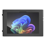 Compulocks Carcasa Cámara Y Sensores Frontales/Reversales Expuestos Inclinación Para Pc Tablet Secure Bloqueable Marco De Metal Negro Tamaño De Pantalla: 12" Se Puede Instalar En La Pared