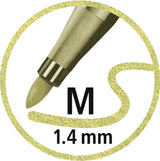 Stabilo Pen 68 Metallic Rotulador Verde Metálico Caja -10u-
