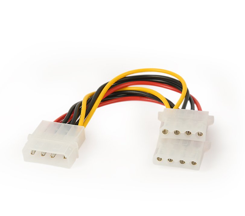 Gembird Cable De Alimentacion 5.25 Molex A Doble Molex 0.15m  Cc-Psu-1