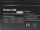 EAN 5902701411534 - Green Cell AGM Battery 12V 12Ah - Batterie - 12.000 mAh Sealed Lead Acid (VRLA) imagen 2
