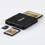 EAN 4047443303202 - Hama 00124022 lector de tarjeta USB 3.2 Gen 1 (3.1 Gen 1) Type-A Negro imagen 4