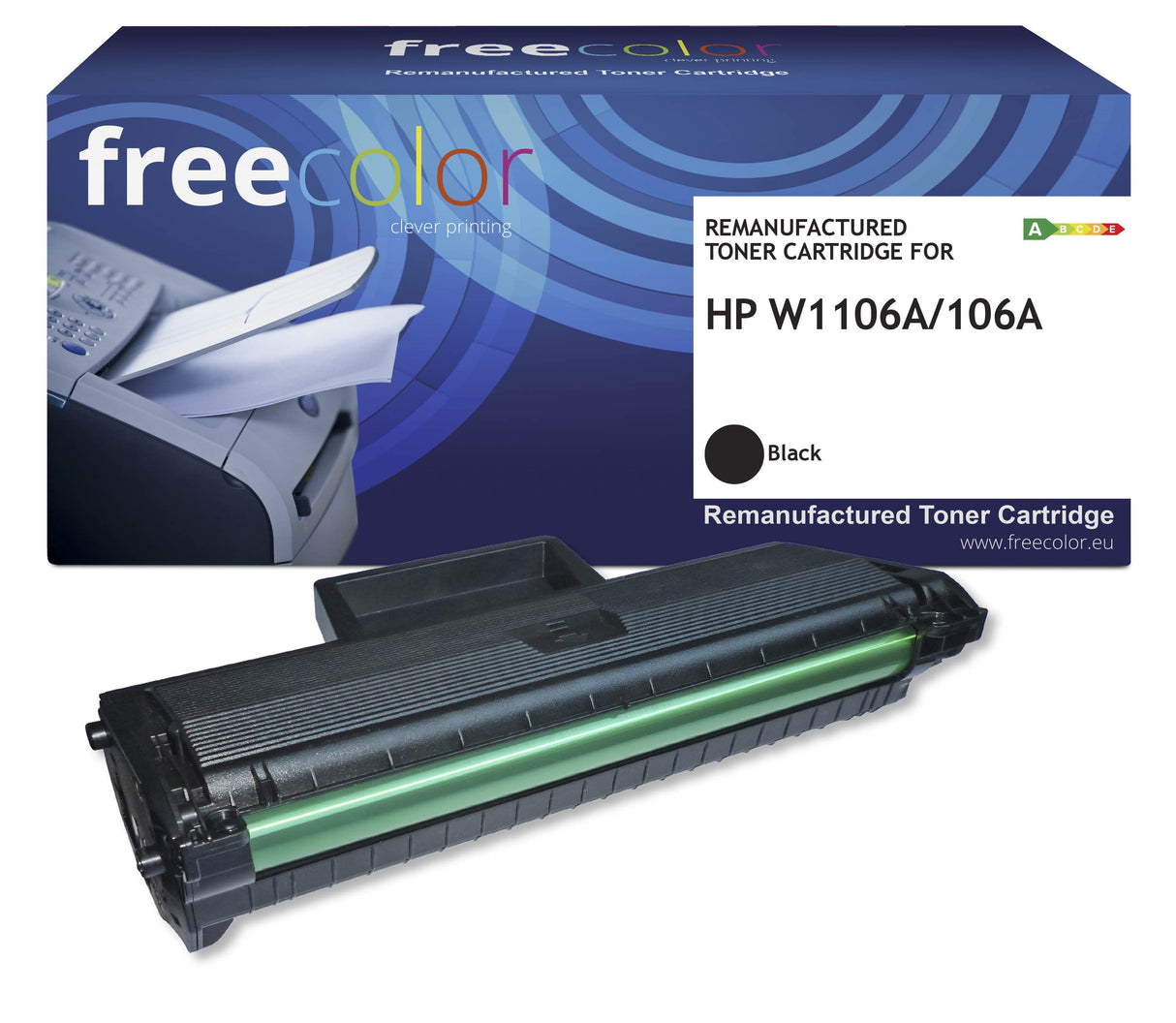 Freecolor Toner Hp 106a W1106a Negro 3000 Copias Remanufactured
