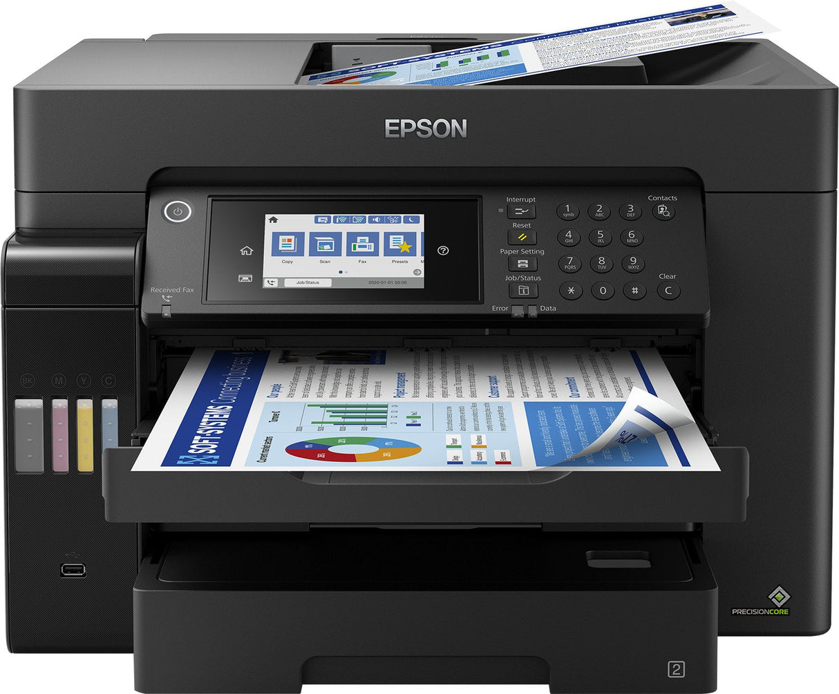 Tinta De Impresora Epson Ecotank L15160, A3 +, 32ppm, 1200x4800 Dpi, Usb, Wi-Fi, 3 Años De Garantía Después Del Registro