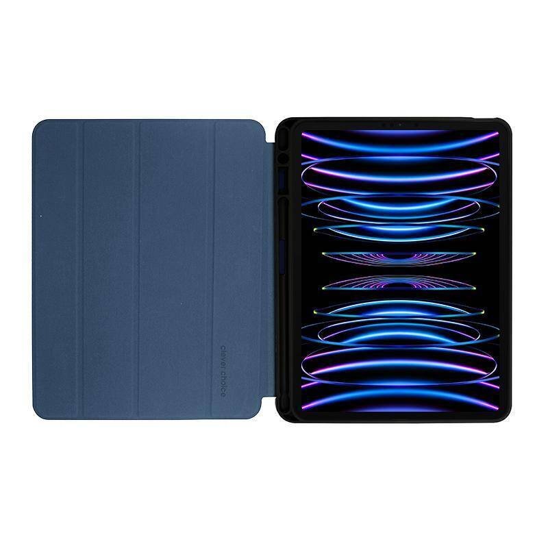 Crong Flexfolio  Etui Ipad Pro 11" (2022-2021) / Ipad Air 10.9 (5-4 Gen.) Z Funkcja Apple Pencil (Niebieski)