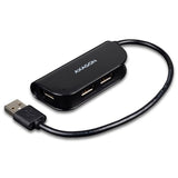 Axagon Hue-X4b Usb-A-Hub, 4x Usb 2.0 - 20 Cm, Negro