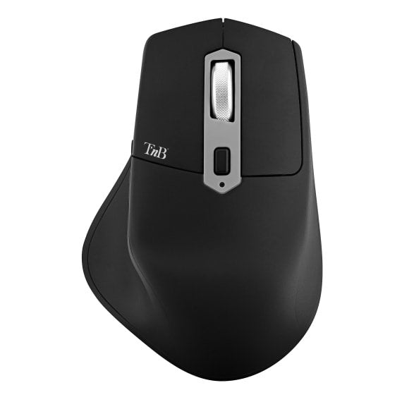 Ratón Inalámbrico Semi-Ergonómico T Nb Dual Connect Iclick (Negro)