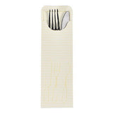 Papstar Bestecktaschen 7,3 X 23,5 Cm Creme