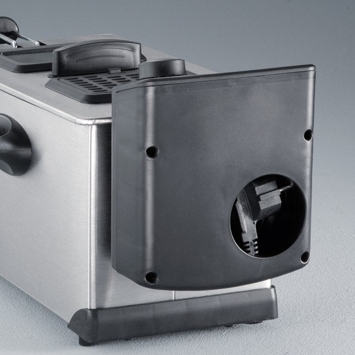 Severin Fr 2431 Freidora Baja En Grasa 3 L Sencillo Acero Inoxidable Independiente 2000 W