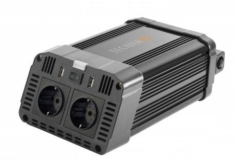 Technaxx Convertidor (Inversor) Kg Te16 De 1.200w De Potencia Continua (2x Vac 230v / 2x Usb)
