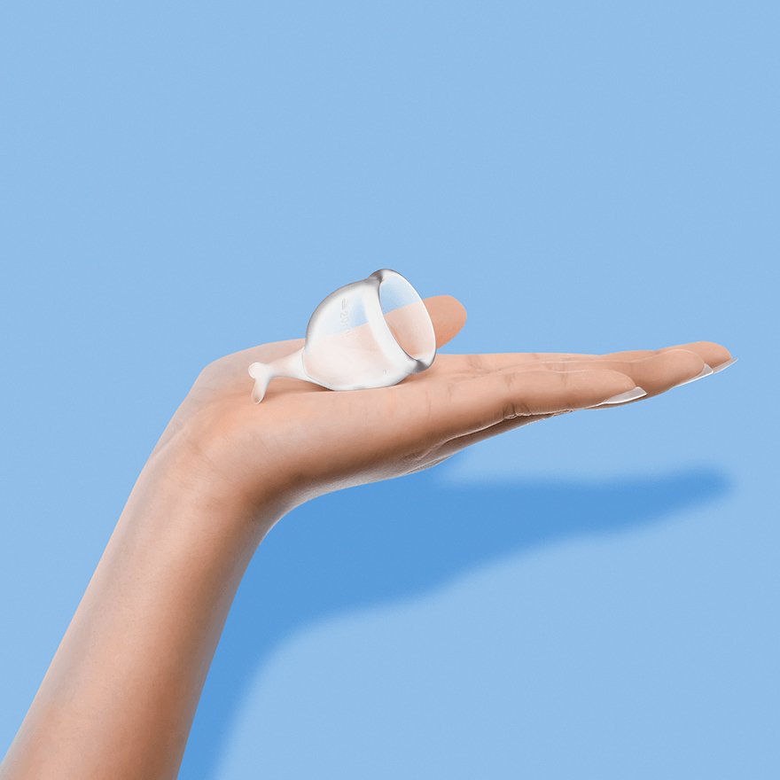 Copas Menstruales Feel Secure Transparent Pack De 2