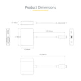 Startech Adaptador Usb Tipo C A Hdmi Vga Con Salida De Audio De 3,5mm, Hdr 4k A 60hz, Pd 3.0 De 100w