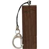 Unidad Flash Inline Usb 3.0 64 Gb, Madera De Nogal, Con Llavero
