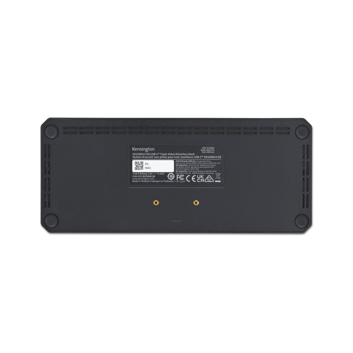 EAN 5028252653534 - Kensington K32803EU base para portátil y replicador de puertos imagen 8