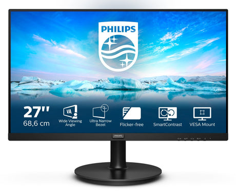 EAN 8712581772086 - Philips V Line 271V8LA/00 pantalla para PC 68,6 cm (27") 1920 x 1080 Pixeles Full HD LED Negro imagen 2