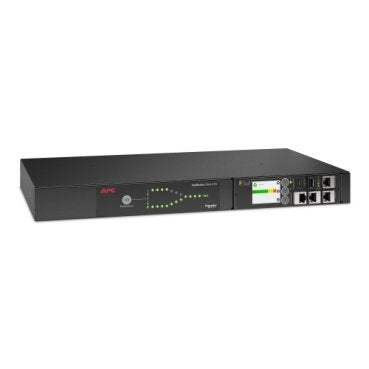 Apc Conmutador De Transferencia Automática (Montaje En Bastidor) Ca 230 V 3840 Va 1 Fase Usb Ethernet 10/100/1000 Conectores De Salida: 1 1u Negro