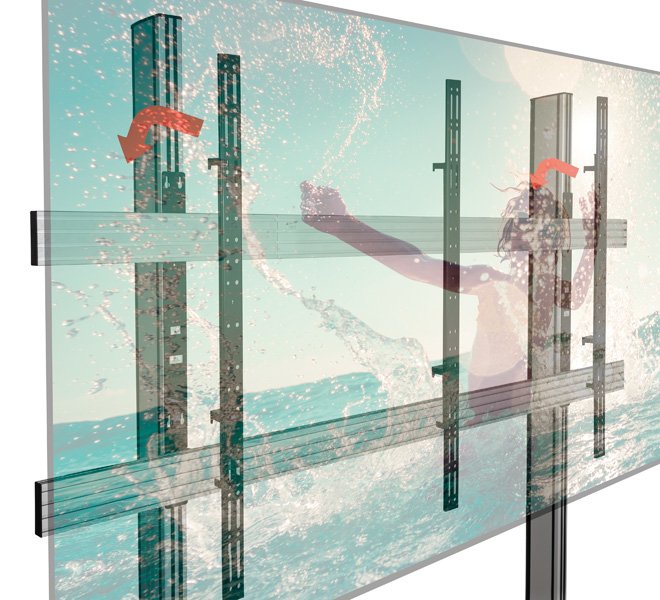 System X - Vesa 800 Flat - Screen Interface Arms For - Bt8390 [Pair]