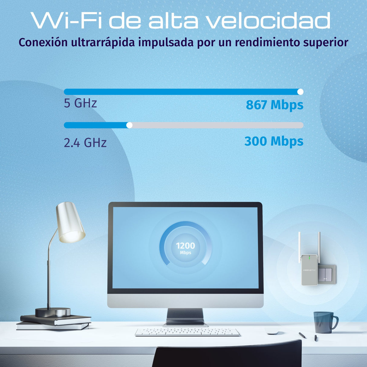 EAN 4897082922087 - Keenetic Buddy 5 (KN-3311) Repetidor de red Gris, Blanco 100 Mbit/s imagen 5