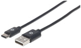 EAN 0766623354936 - Manhattan 354936 cable USB USB 2.0 3 m USB C USB A Negro imagen 1