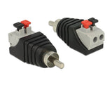 EAN 4043619655663 - DeLOCK 65566 cambiador de género para cable RCA Negro, Gris, Rojo imagen 1