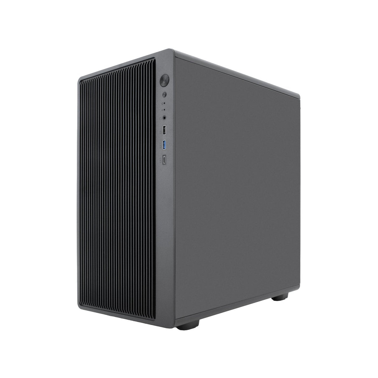 Coolbox Caja Microatx Gm350 Darkface Gpu Max 315mm Cristal Templado Liquida 240mm Usb-C Negra