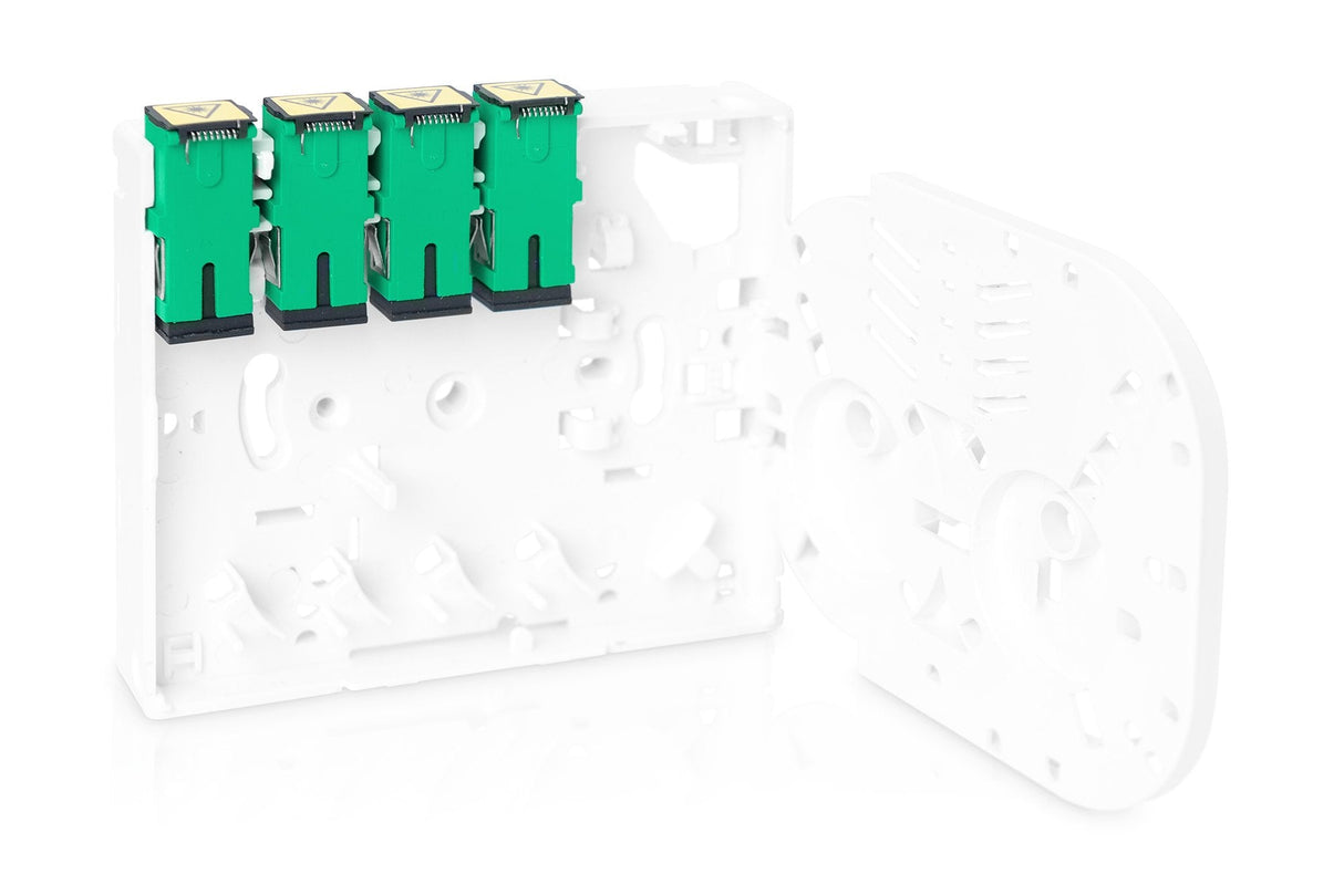 Digitus Carcasa Fttx Vacía Para 4 Acoplamientos Sc Sx