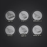 EAN 8435693105695 - Mars Gaming MPB750S unidad de fuente de alimentación 24-pin ATX imagen 8