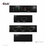 EAN 8719214472719 - CLUB3D 3 to 1 HDMI 8K60Hz Switch interruptor KVM Negro imagen 4