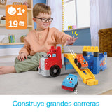 Camion De Carreras Y Construccion Mega Bloks 19pzs