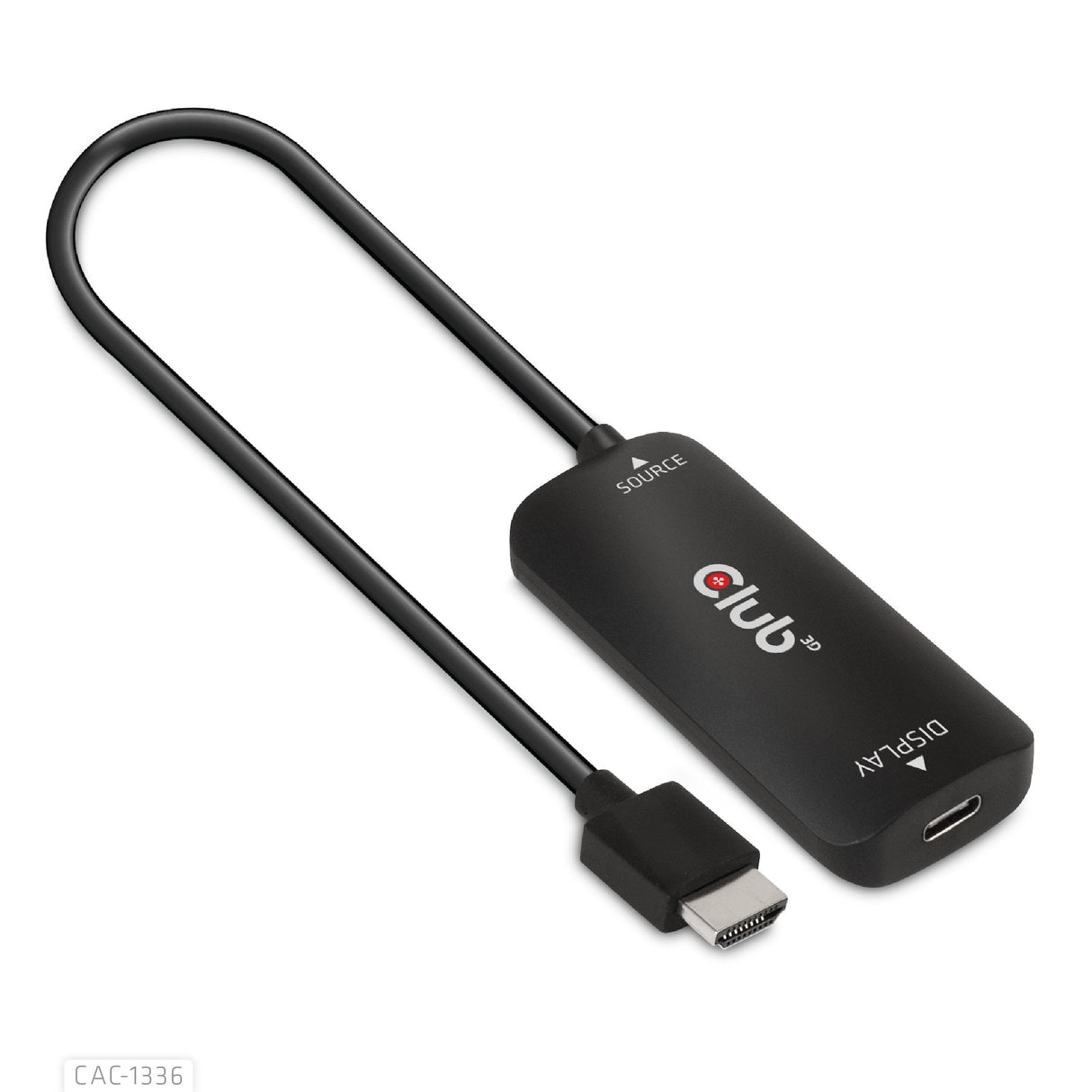 EAN 8719214472504 - CLUB3D CAC-1336 adaptador de cable de vídeo 1 m HDMI + USB USB Tipo C Negro imagen 1