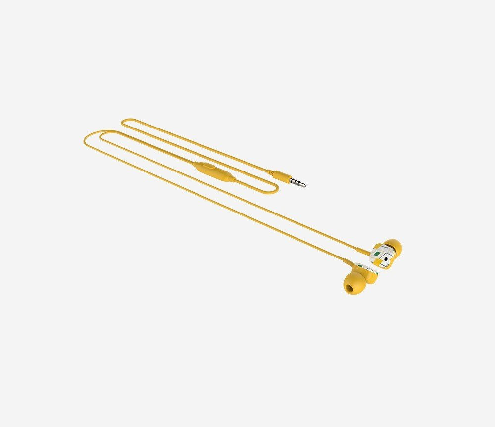 Auriculares Intrauditivos Spc Hype Con Micrófono Jack 3.5 Amarillos