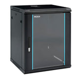Armario Rack Mural 19" Phasak 15u   600x600 Negro + Ventilacion/Luz Azul