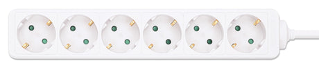 EAN 0766623168304 - Manhattan 168304 base múltiple 2 m 6 salidas AC Interior Blanco imagen 4