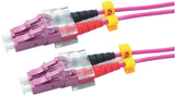 Red 2716-10-0020 Lwl-Duplex Cable De Red Lc Lc 10,0m Om4 Violett