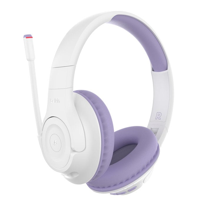 Auriculares On-Ear Para Niños Belkin Soundform Inspirer Bt Blanco/Lavanda