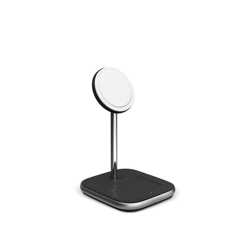 Epico Base Carga Magsafe 2en1 Para Iphone Y Airpods - Negro