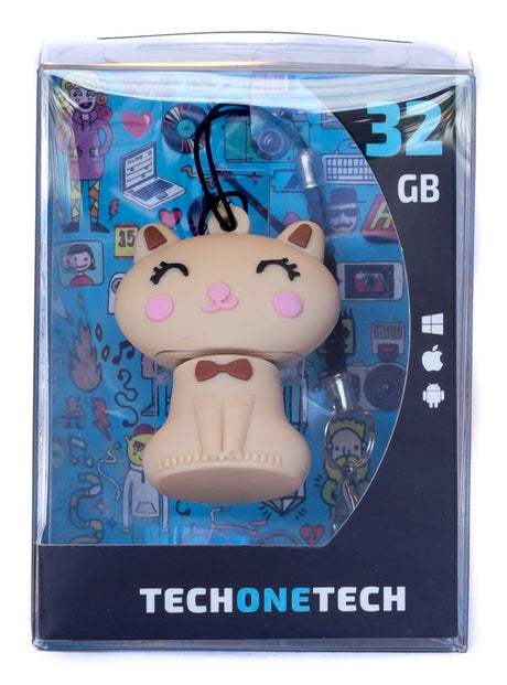 EAN 8436546593607 - TECH ONE TECH TEC5153-32 unidad flash USB 32 GB USB tipo A Beige imagen 4