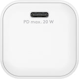 Cargador Rápido Goobay 20w Usb-C Pd Gan (Blanco) 76691