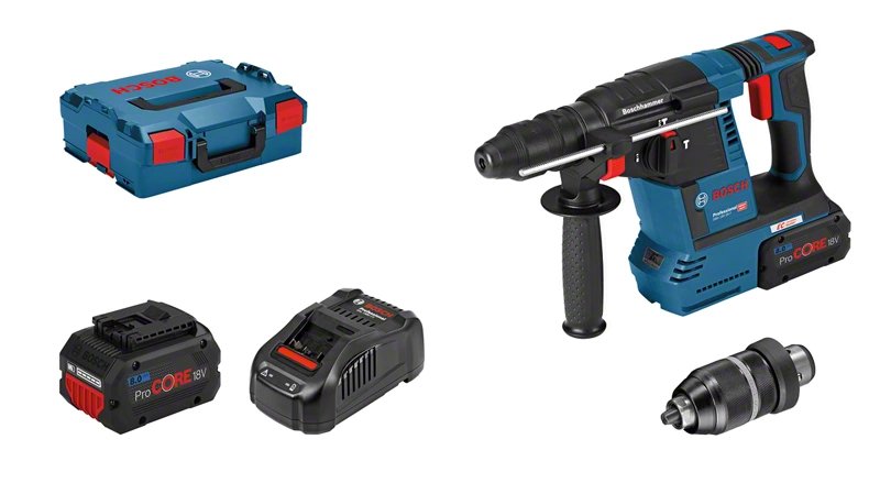 Taladro Combinado Inalambrico Profesional Bosch Gbh 18v-26 F