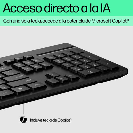 EAN 0198701790938 - HP 225 Wired Mouse and Keyboard Combo G2 teclado Ratón incluido Oficina USB Negro imagen 5