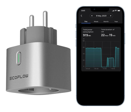 EAN 4895251605571 - EcoFlow EFA-SMARTPLUG-EU enchufe inteligente Plata imagen 2