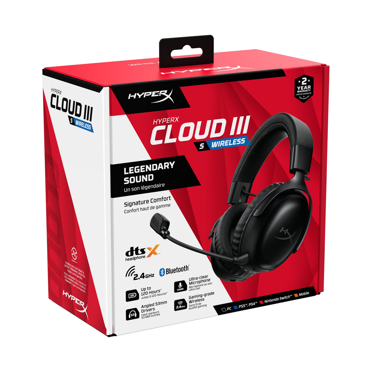 Hyperx Auriculares Inalámbricos Cloud Iii S: Auriculares Gaming (Color Negro)