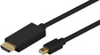 EAN 5711783505006 - Microconnect MDPHDMI5B adaptador de cable de vídeo 5 m Mini DisplayPort HDMI tipo A (Estándar) Negro imagen 1