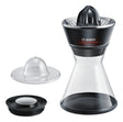 EAN 4242002996776 - Bosch MCP72GPB prensasde cítricos Plástico, Acero inoxidable Negro, Transparente imagen 1