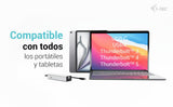 EAN 8595611707346 - i-tec Metal C31HUBMETAL8KPDPRO hub de interfaz USB Tipo C 10000 Mbit/s Plata imagen 13