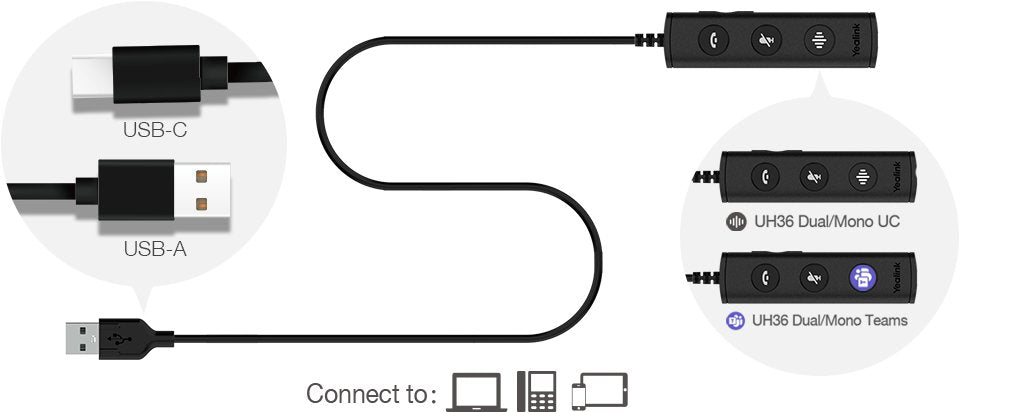 EAN 6938818305601 - Yealink UH36 Mono Teams Auriculares Alámbrico Diadema Oficina/Centro de llamadas USB tipo A Negro, Plata imagen 4