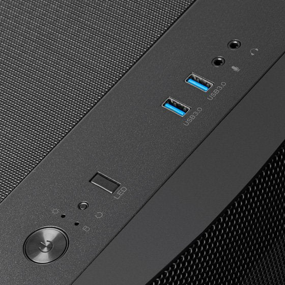 Caja Pc Silverstone Sst-Fa511z-Bg Fara 511z Midi Tower Negro