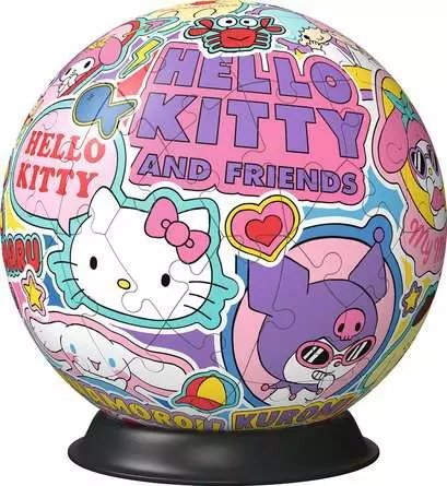 Puzzle 3d Kula 72 Elementy Hello Kitty
